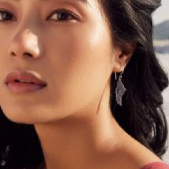 MYRA BAG Silver Angel Wing Dangle Earrings Spiritual‎ Jewelry Women NWT - Picture 2 of 2